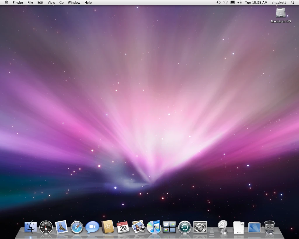 Mac OS X Leopard screenshot