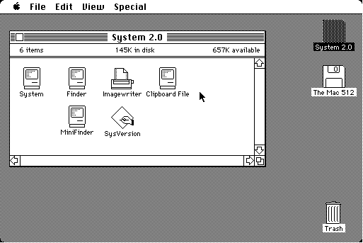 System 2.0 screenshot