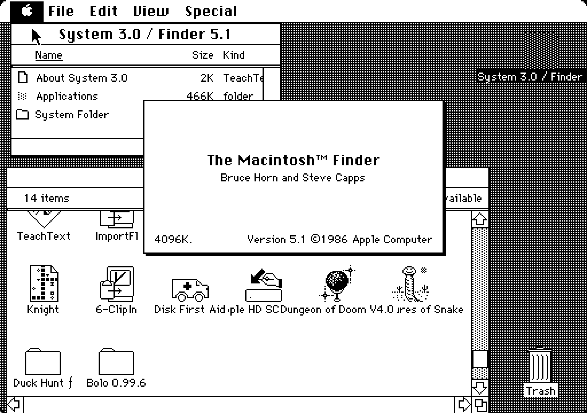 System 3.0 screenshot