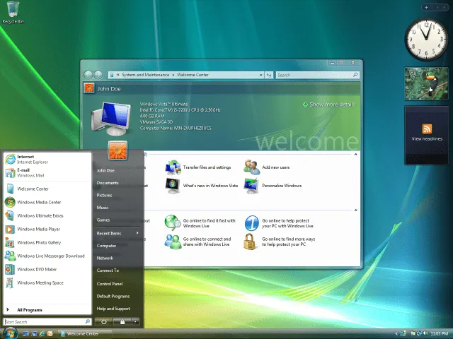 Windows Vista UI