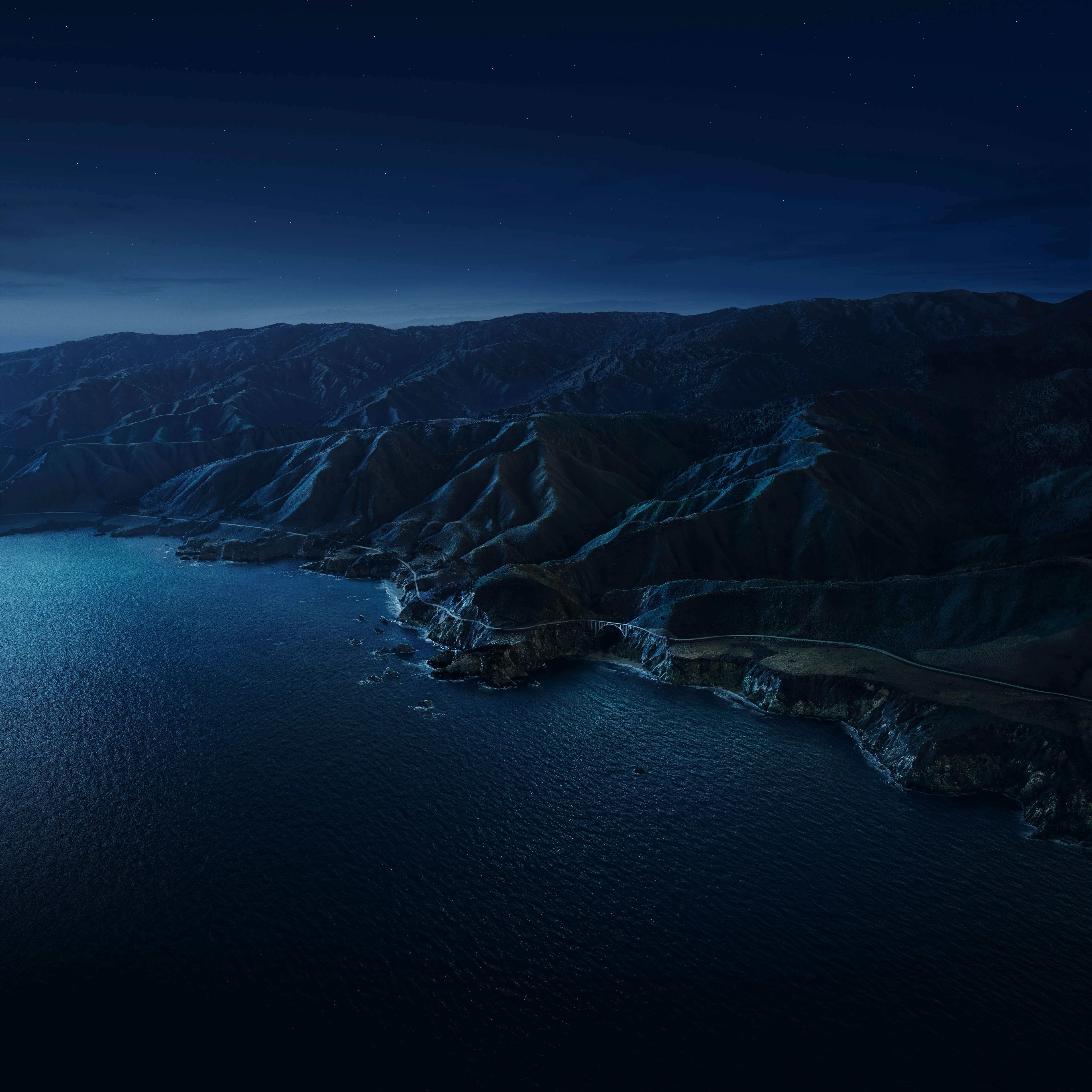 macOS Big Sur night wallpaper