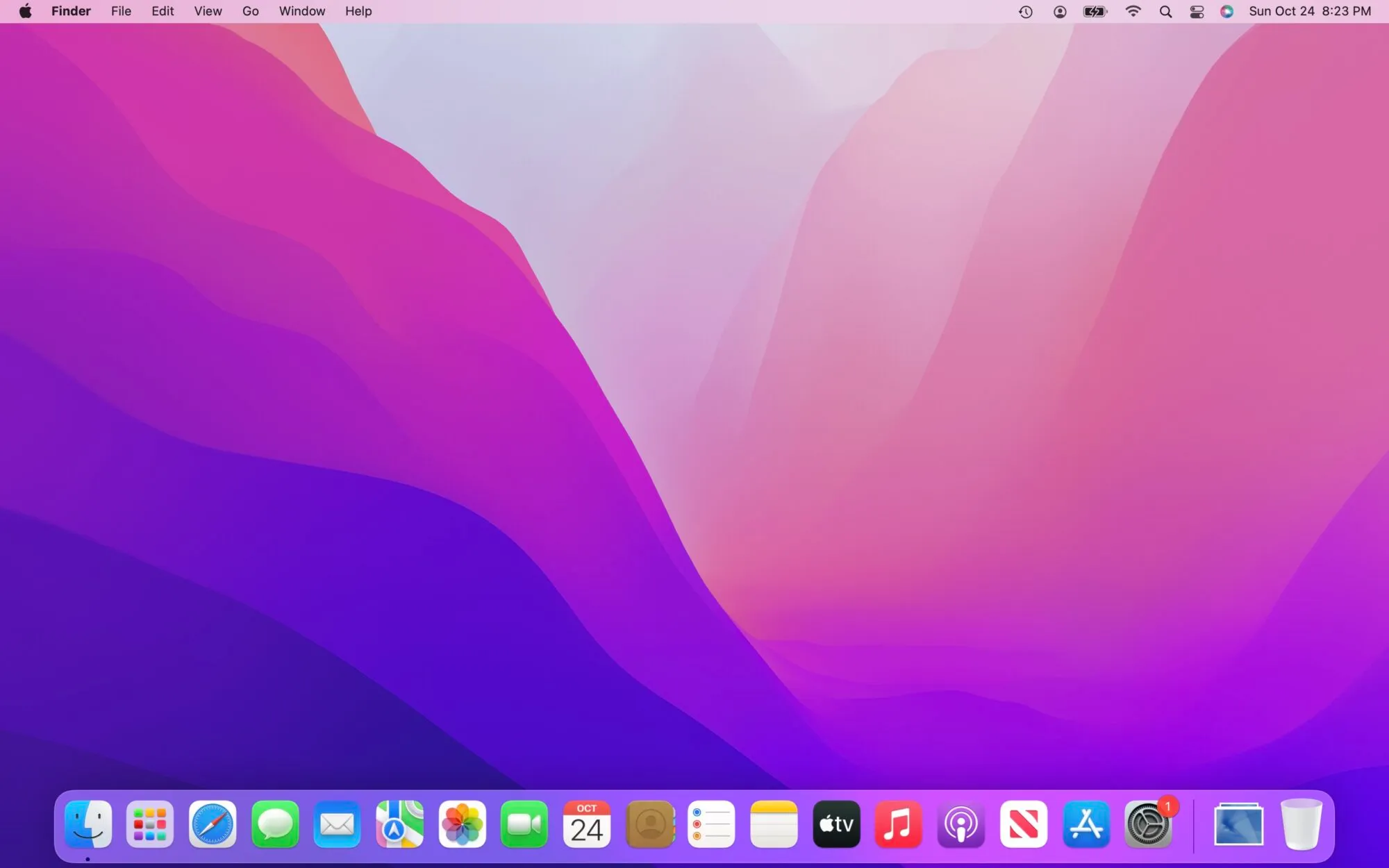 macOS Monterey screenshot