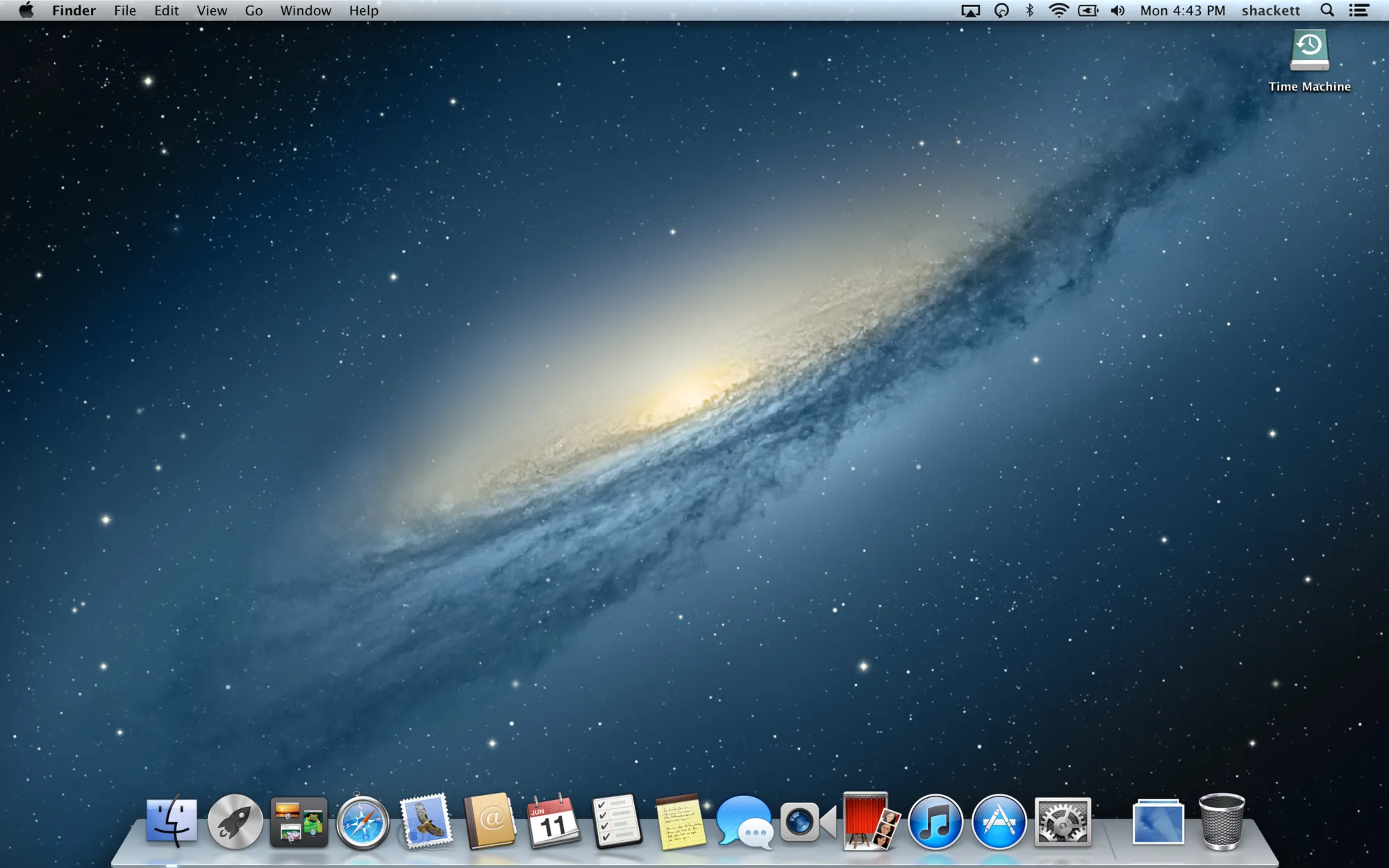 OS X Mountain Lion screenshot