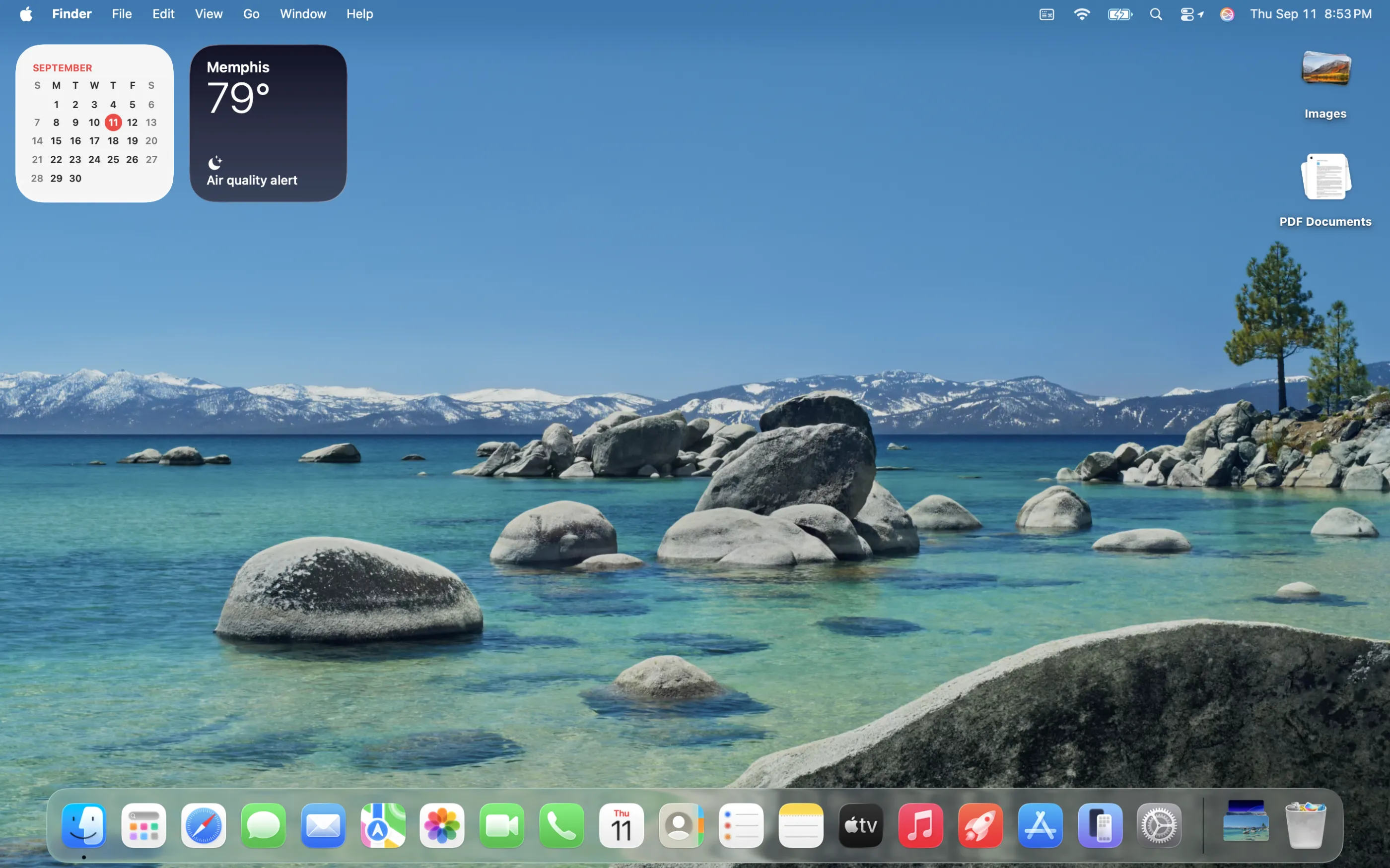 macOS Tahoe screenshot