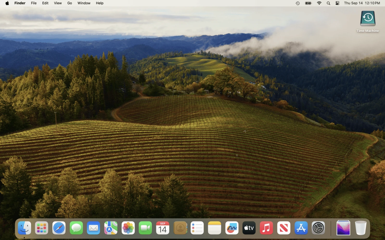 A screenshot of macOS Sonoma