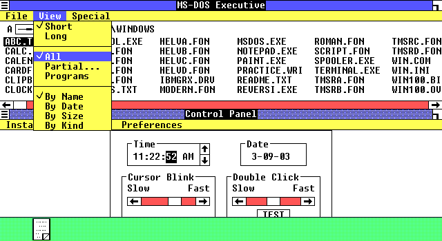Windows 1.0 Screenshot