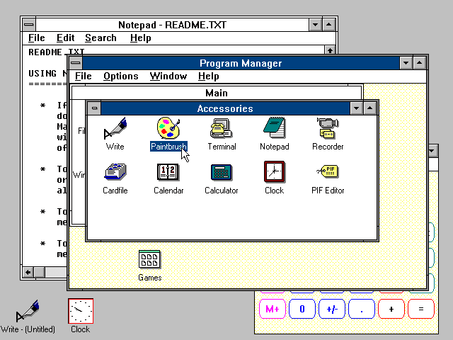 Windows 3.0 screenshot