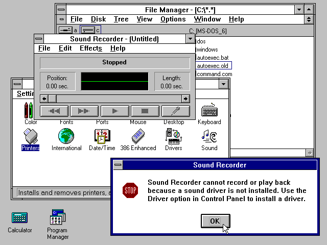 Windows 3.1 screenshot